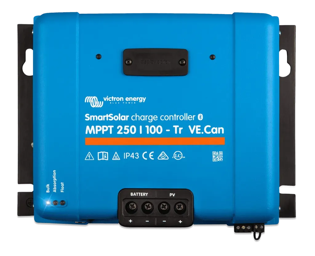 [VICTRON_VIC-SMARTSOLAR-250/100] Controlador de carga para banco de baterías de 12 a 48V, Voltaje de entrada Max 250V & 100 A de carga. Potencia FV nominal de 5.8kWp