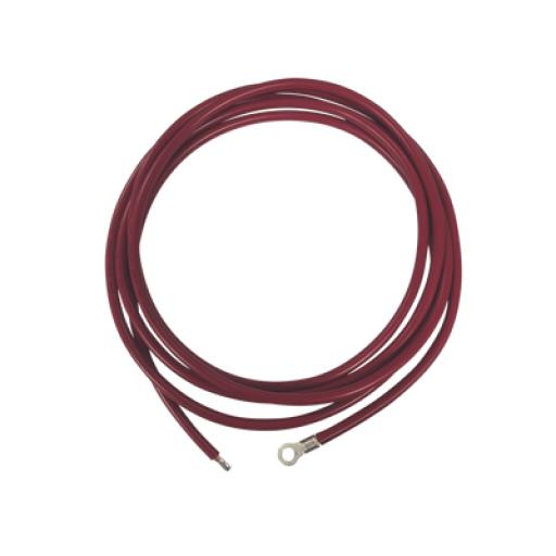 Epcom Cable para Controlador 3.0 m, Rojo, Calibre 8 AWG con Terminal de Ojo en un Extremo