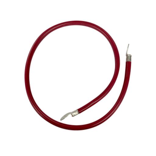 Epcom Cable para Baterías  1 m, Rojo, Calibre 2 AWG con Terminales de Ojo en Ambos Extremos