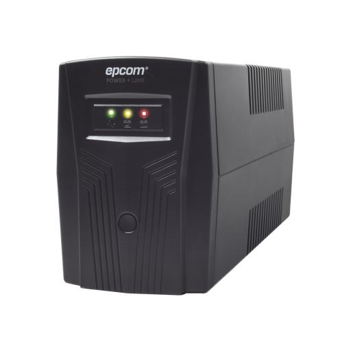 [EPCOM_EPU600L] Epcom UPS de 600VA/360W / Topología Línea Interactiva / Entrada y Salida 120 Vca / Clavija NEMA 5-15P / 4 Tomas NEMA 5-15R/ Sin Protector RJ11 ni RJ45  