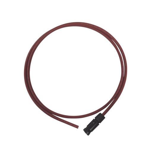 Epcom Cable Fotovoltaico, 1.5 m, Rojo, Calibre 10 AWG con terminal MC4-M en un extremo