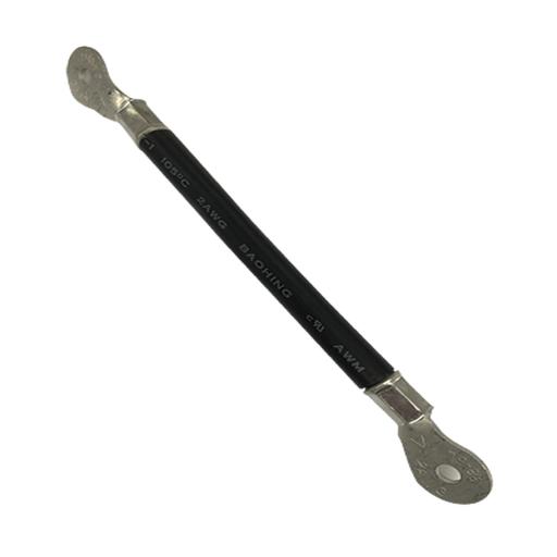 [EPCOM_CBL-AWG2-0.2B] Epcom Cable para Baterías, 0.2m, Negro, Calibre 2 AWG con Terminales de Ojo en Ambos Extremos