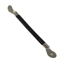 Epcom Cable para Baterías, 0.2m, Negro, Calibre 2 AWG con Terminales de Ojo en Ambos Extremos
