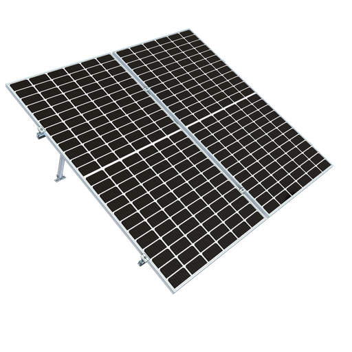 [Aluminext_NXT-SMI-2-30-B] Kit Estructura Next Rail para 2 paneles (+500W) 15 a 30°
