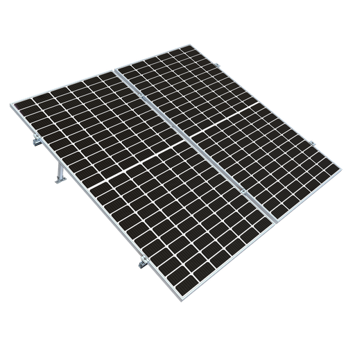 [Aluminext_NXT-SMI-2-20-B] Kit Estructura Next Rail para 2 paneles (+500W) 10 a 20°