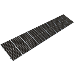 [Aluminext_NXT-SMI-10-20-B] Kit Estructura Next Rail para 10 paneles (+500W) 10 a 20°