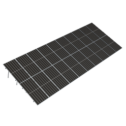 [Aluminext_NXT-SM-2V10-B] Kit Estructura Next-Rail Vertical 20 paneles (+500W) en 2 filas 20°
