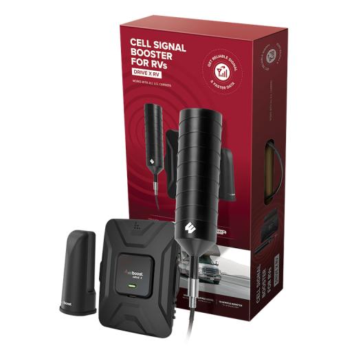 [WEBOOST_471-410] WeBoost Kit de Amplificador de Señal Celular 4G LTE, 3G y Voz.  Ideal para vehículos recreacionales u oficinas móviles. 50 dB de Ganancia. Incluye todos los accesorios para su correcta instalación.