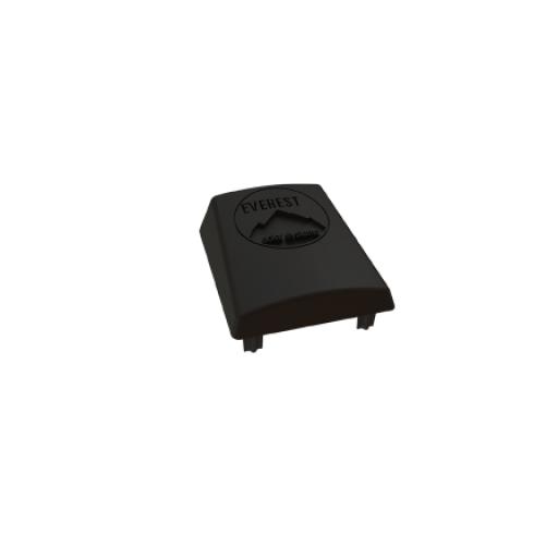 [K2_400-0003] K2 400-0003 - K2 CrossRail EndCap, Black, CR 48-X,48-XL
