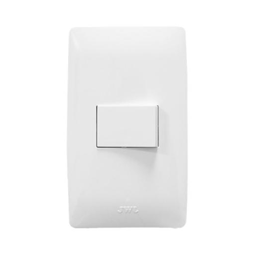 [JWJ_JTL-B72-35] JWJ Placa con Interruptor Sencillo / 127 V~60 Hz 10 A / 1 Modulo.