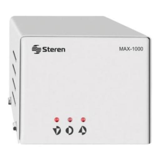 [STEREN_MAX-1000] Steren Regulador de Voltaje Steren MAX-1000 Metálico 1000W 4 Contactos
